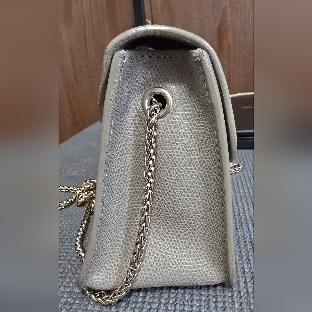 Furla Metropolis Gray Crossbody Bag with Chain - Picture 9 of 15